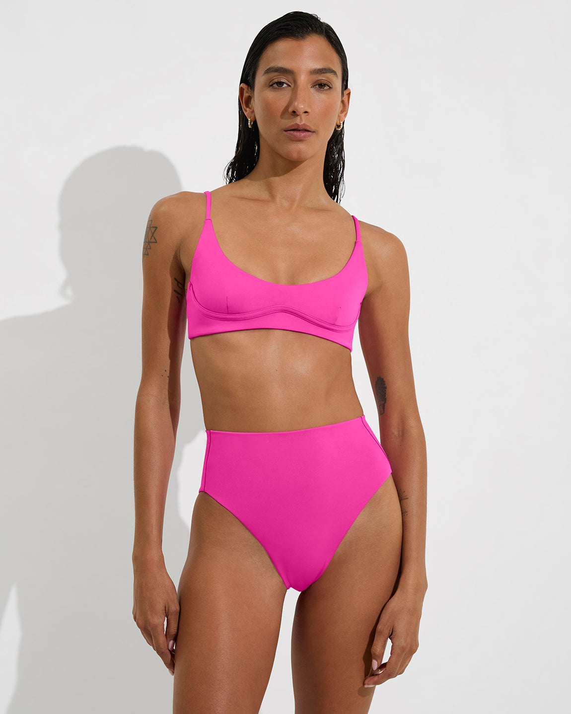 Hi Hi Bottom High Waisted Bikini Bottom – Left On Friday Canada