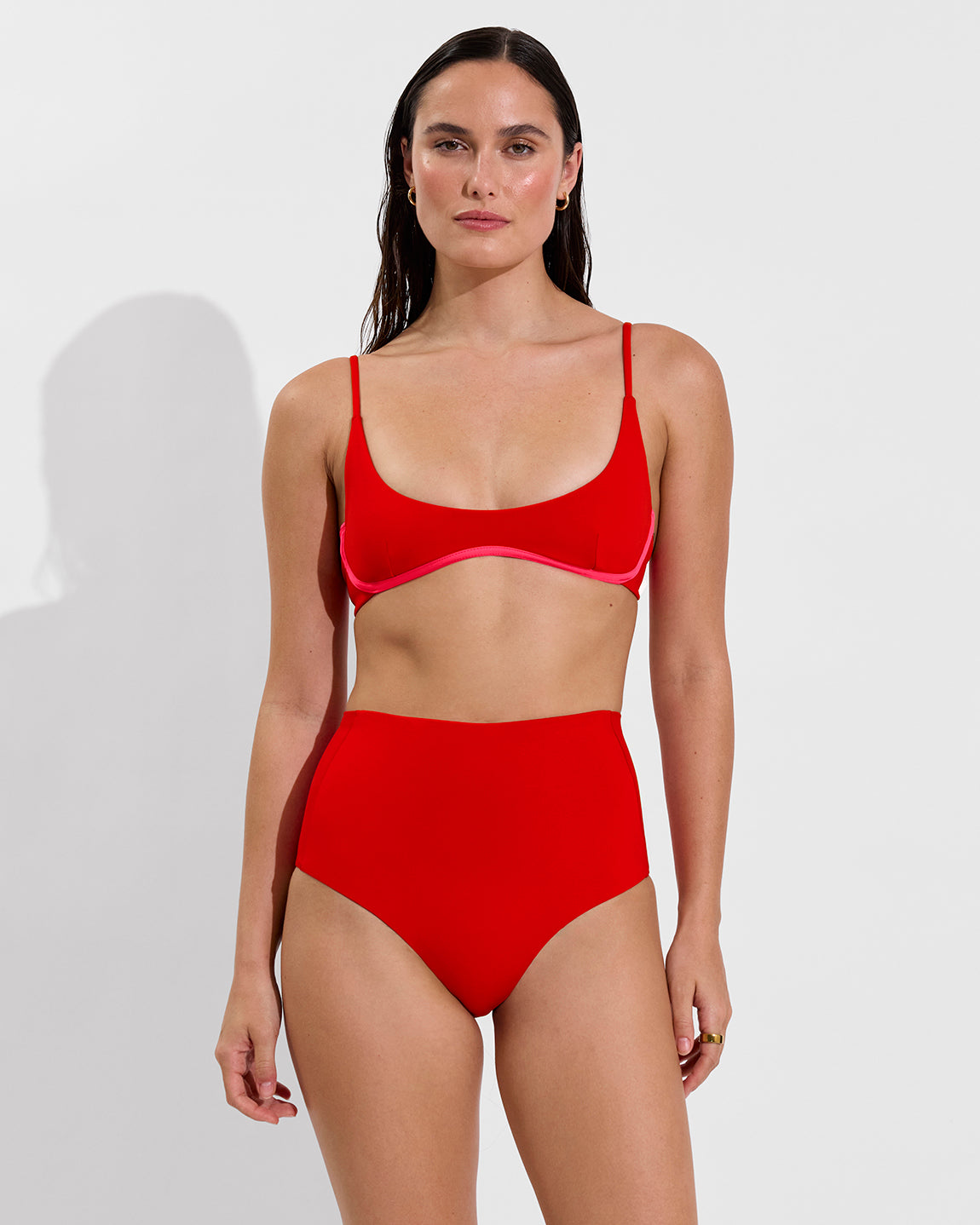 Club Top Micro - Sweet Chili Heat / Rescue + Hi Tide Bottom - Sweet Chili Heat (Size S)