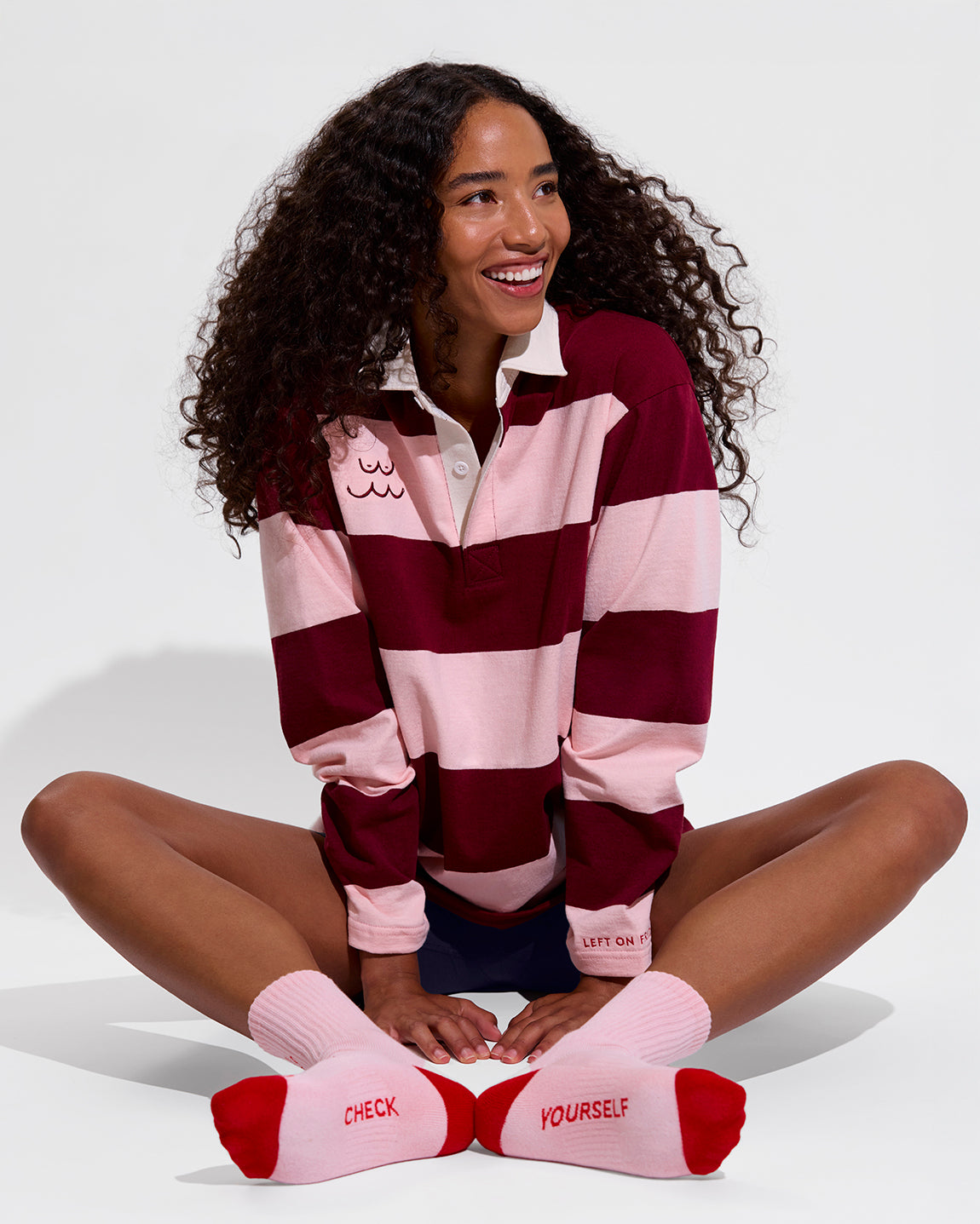 League Shirt - Boobwave (Size S/M) + Check Yourself Socks