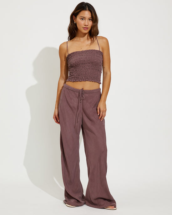 Cabana Top + Journey Pant - Shadow (Size S)