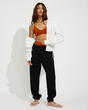 Sunday Top - Bronze + Sports & Rec Jogger - Jet (Size S)