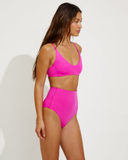 Sunday Top + Hi Tide Bottom - Hot (Size S)