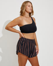 Offshore Top D+ (36DD) + Day Trip Short - Jet / Stormy (Size L)