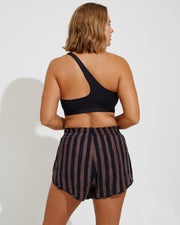 Offshore Top D+ (36DD) + Day Trip Short - Jet / Stormy (Size L)