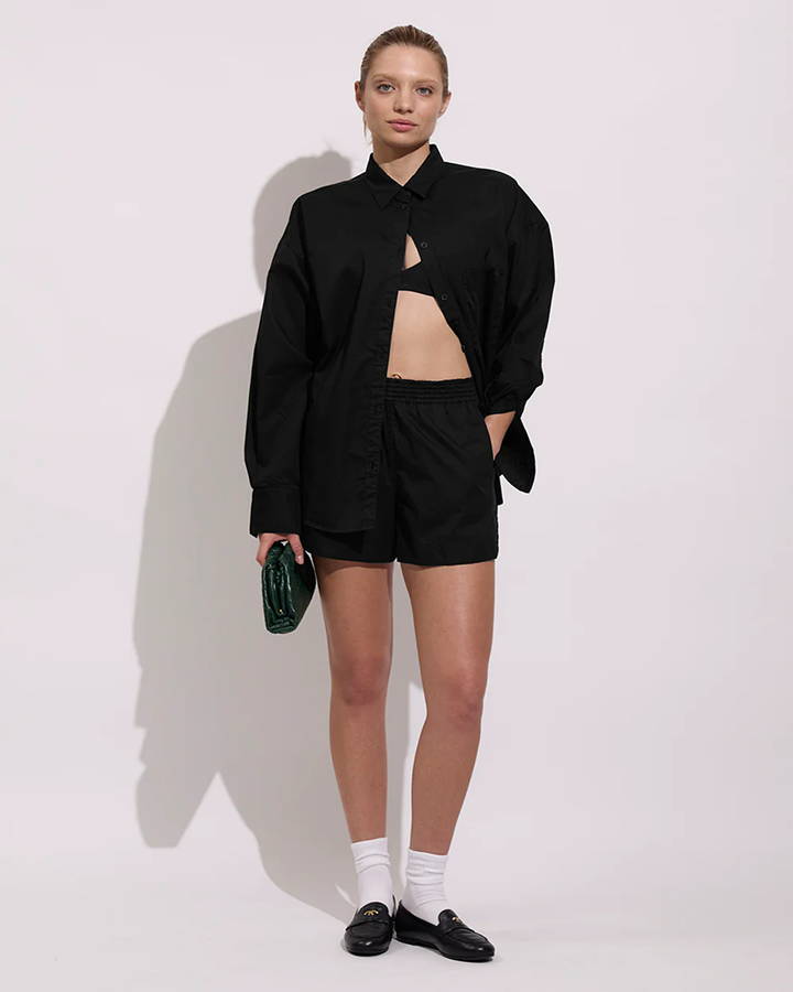 Port Button Down + Port Short in Jet