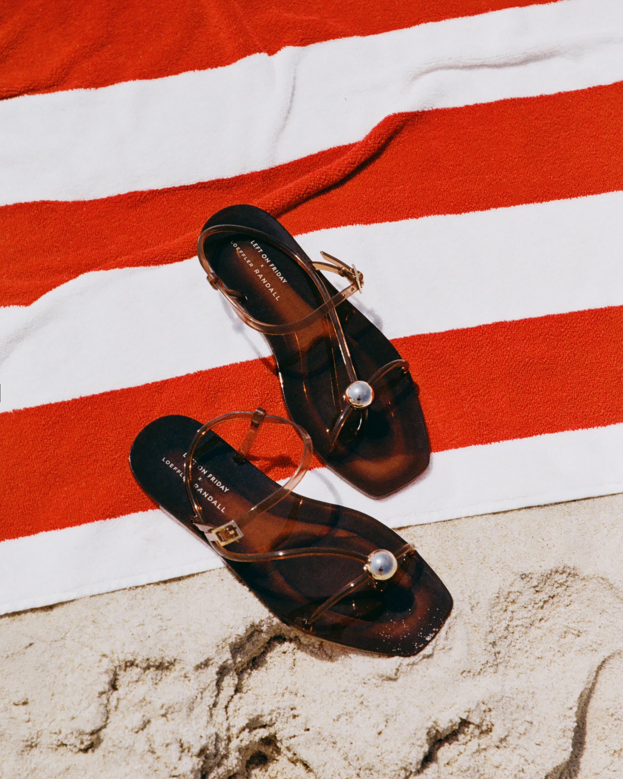 Left On Friday x Loeffler Randall Dana Jelly Sandal