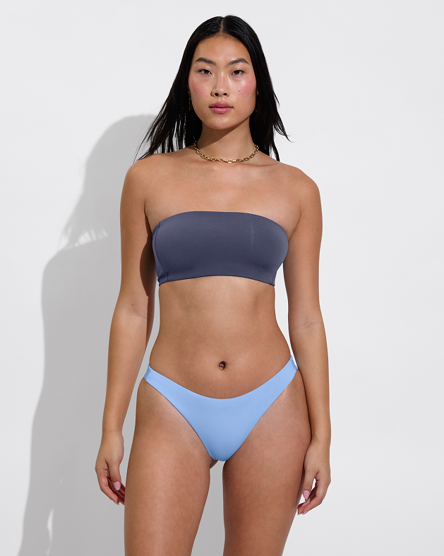 Tubular Top - Varsity + Streamline Bottom - Blue Skies (Size S)