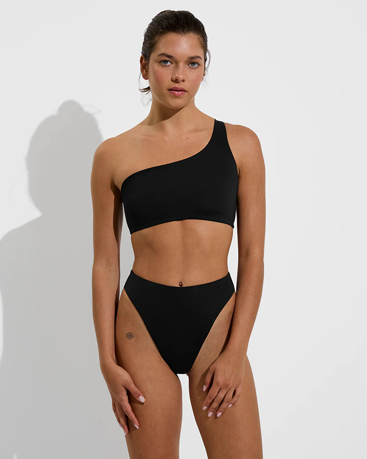 Offshore Top + Throwback Thong in Jet