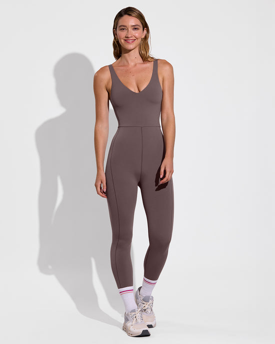 Plunge Playsuit 27" - Stormy (Size S) + Tracky Crew Sock - Game Time 