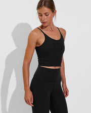 Barre Tank *Rib + Super Moves Tight *Rib - Jet (Size S)