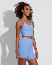 Barre Tank + Super Moves Short 5" - Blue Skies (Size S)