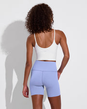 Barre Tank - Coconut + Super Moves Short 5" - Riptide (Size S)