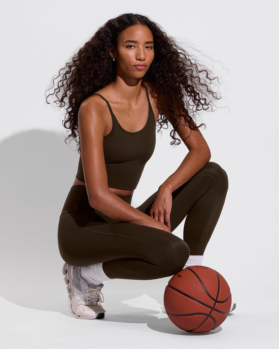 Barre Tank + Super Moves Tight - Cold Brew (Size S)