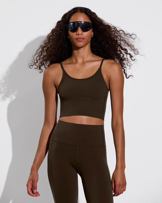 Barre Tank + Super Moves Tight - Cold Brew (Size S)