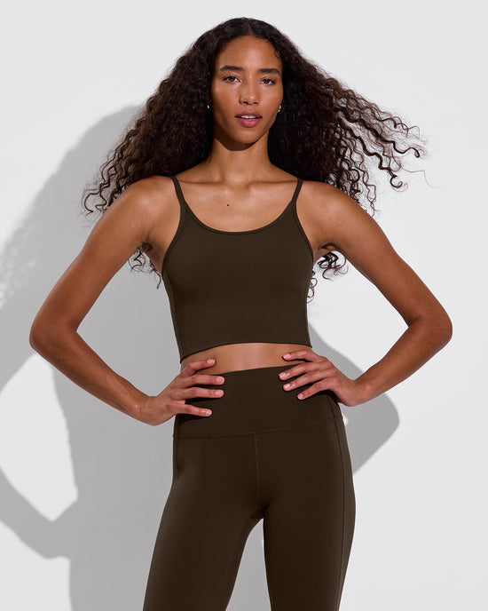 Barre Tank + Super Moves Tight - Cold Brew (Size S)