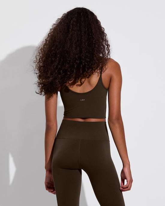 Barre Tank + Super Moves Tight - Cold Brew (Size S)