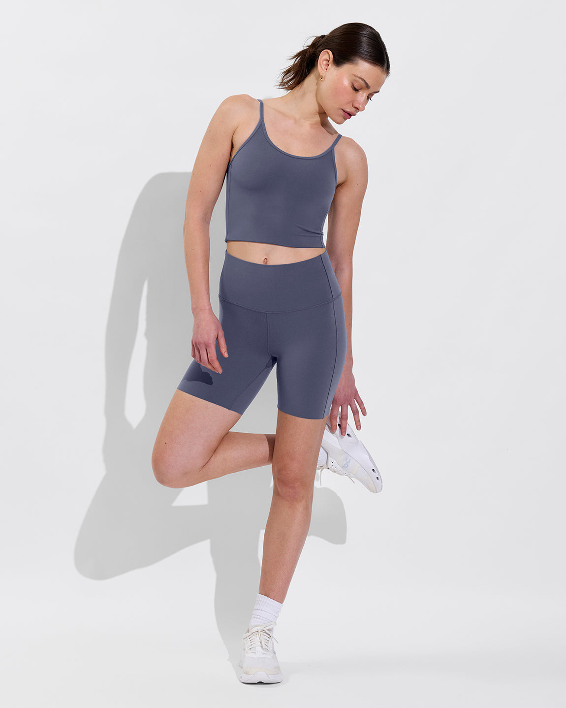 Barre Tank + Super Moves Short 5” - Varsity (Size S)