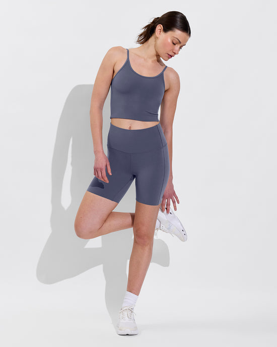 Barre Tank + Super Moves Short 5” - Varsity (Size S)