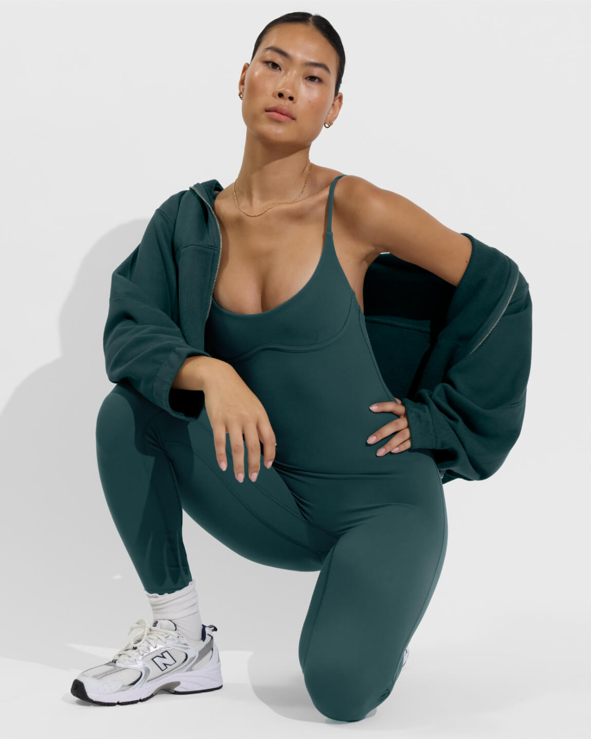 Beach Side Hoodie + Club Playsuit 27" - Abyss (Size S)
