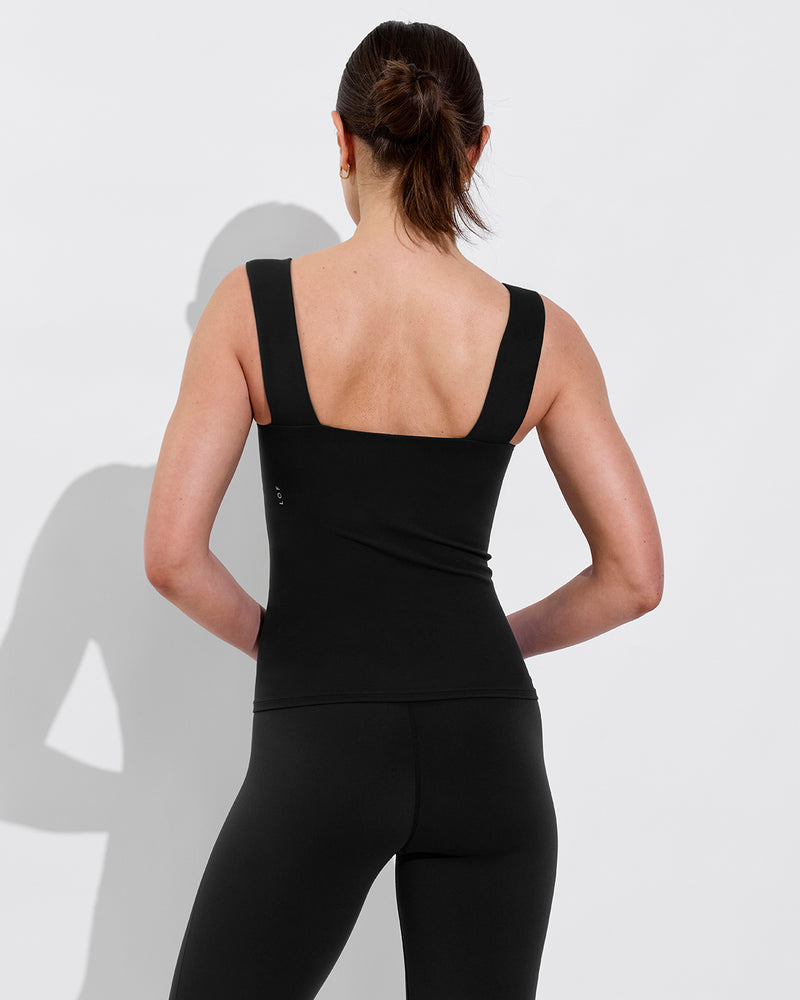 Frame Tank *Long + Pedal Pusher - Jet (Size S)