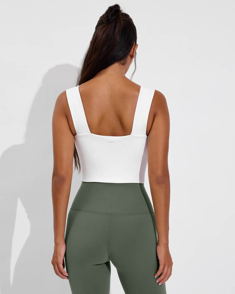 Super Moves Tight - Agave + Frame Tank - Coconut (Size S)