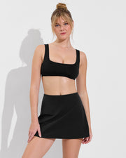 Streamline Top + Match Skirt - Jet (Size S)