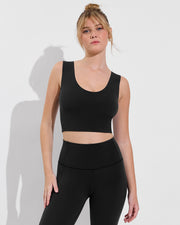 Match Tank + Pedal Pusher - Jet (Size S)