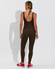 Plunge Playsuit 27" *Rib - Cold Brew (Size S)