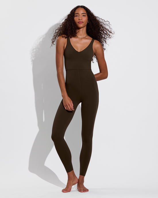 Plunge Playsuit 27" - Cold Brew (Size S)