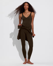 Plunge Playsuit 27" - Cold Brew (Size S)