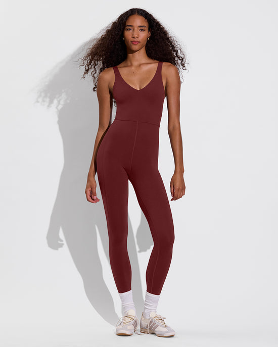 Plunge Playsuit 25" - Jam (Size S)