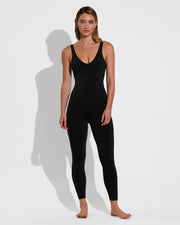 Plunge Playsuit 27" - Jet (Size S)