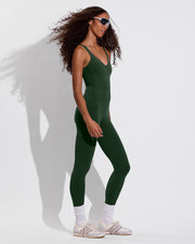 Plunge Playsuit 25" - Palm (Size S)