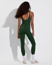 Plunge Playsuit 25" - Palm (Size S)