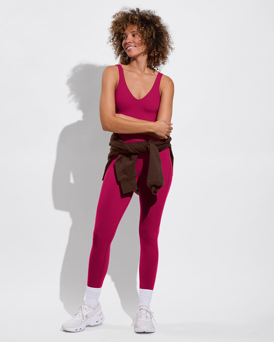 Plunge Playsuit 27" - Pepper (Size S)