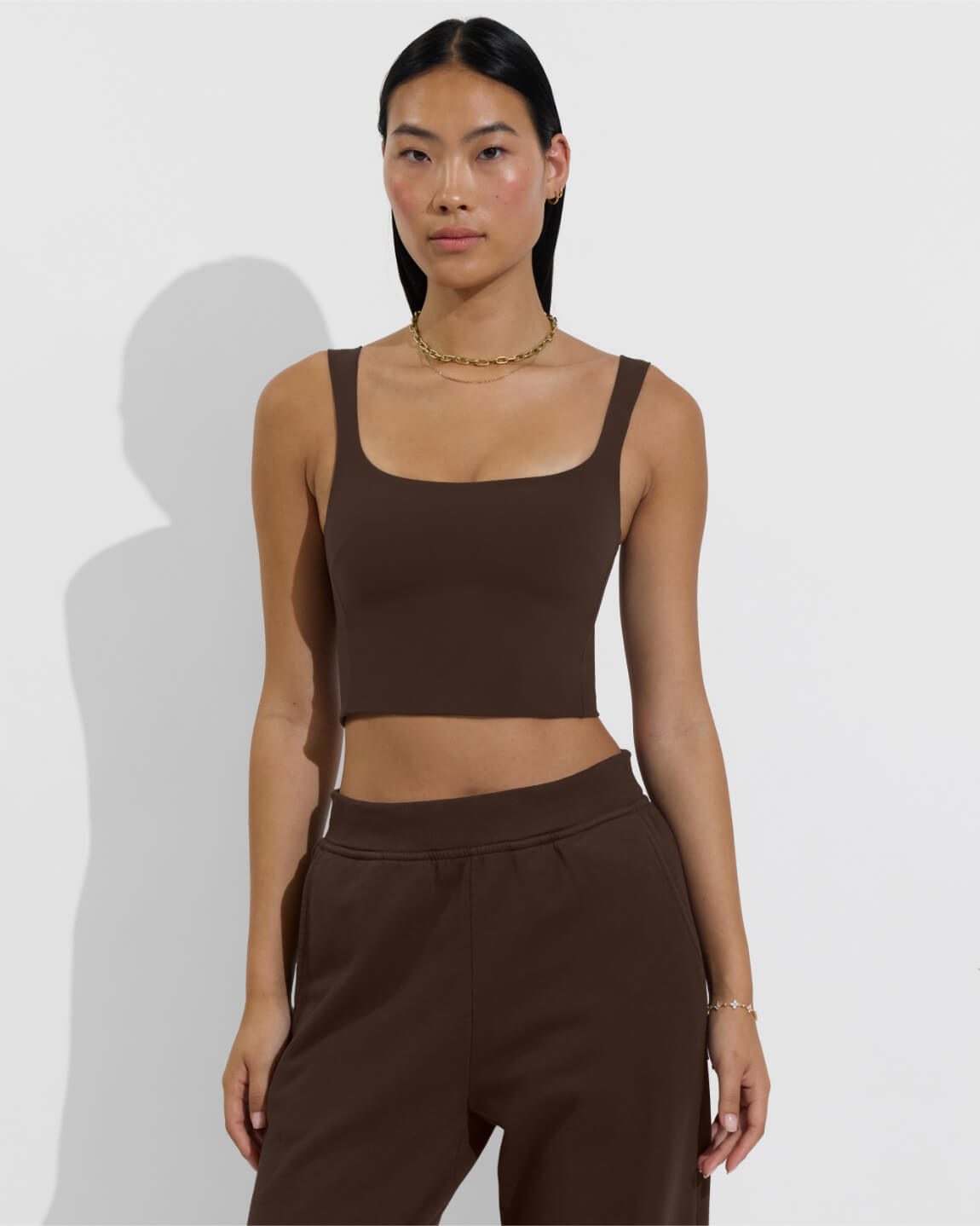 Replay Tank + Field Day Sweatpant - Cold Brew (Size S)