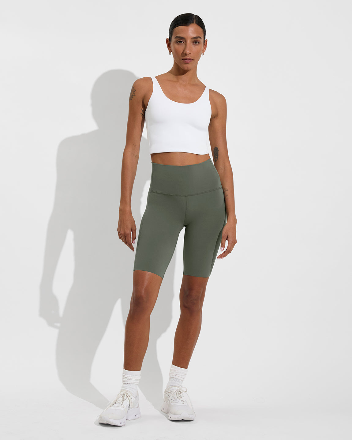 Reset Tank - Coconut + Super Moves Short 9" - Agave (Size S)