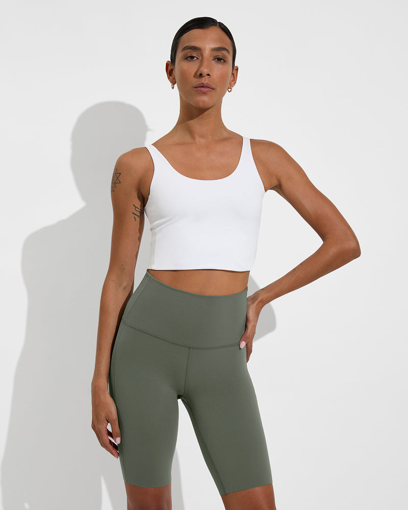 Reset Tank - Coconut + Super Moves Short 9" - Agave (Size S)
