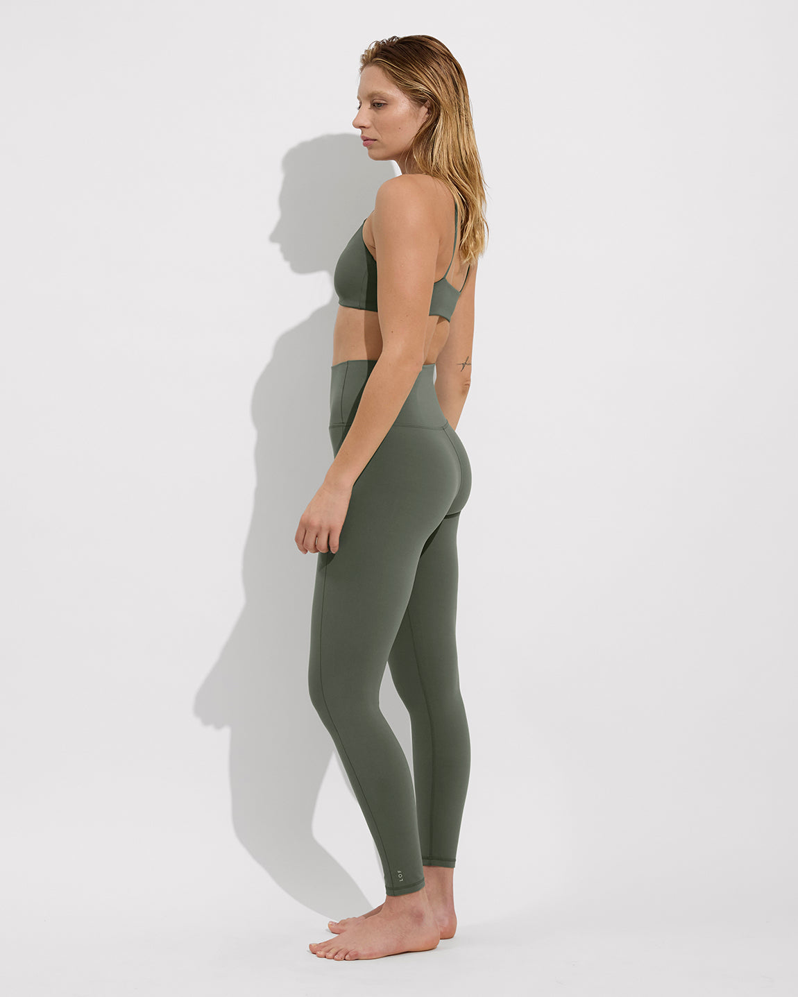 Pool Days Top + Super Moves Tight - Agave (Size S)