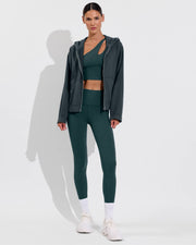 Sportif Tank + Super Moves Tight (Size S) + Beach Side Hoodie - Abyss  (Size S/M)
