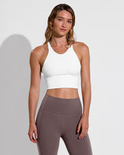 Super Flex Tank - Coconut + Super Moves Tight - Stormy (Size S) [Photo 1]