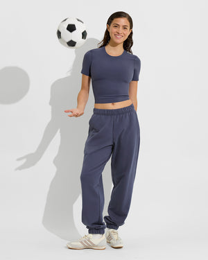 Super Moves SS Tee + Sports & Rec Jogger - Varsity (Size S)