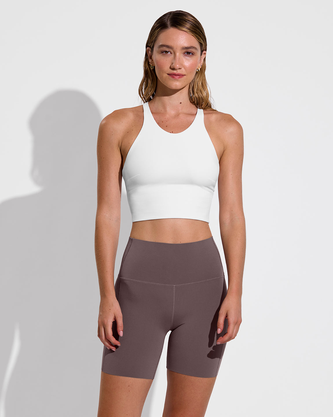 Super Flex Tank - Coconut + Super Moves Short 5" - Stormy (Size S)