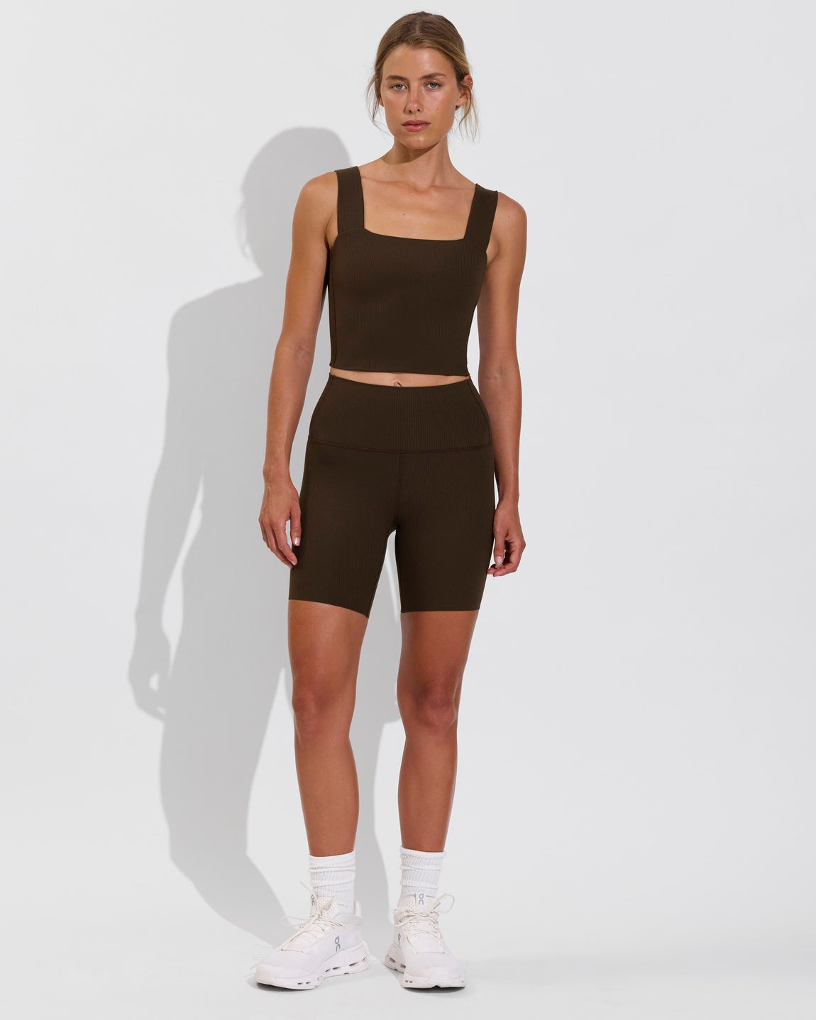 Frame Tank *Rib + Super Moves Short 7" *Rib - Cold Brew (Size S)