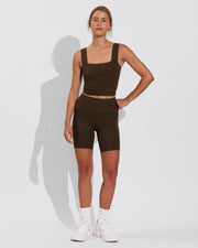 Frame Tank *Rib + Super Moves Short 7" *Rib - Cold Brew (Size S)