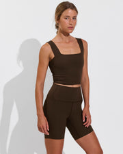 Frame Tank *Rib + Super Moves Short 7" *Rib - Cold Brew (Size S)