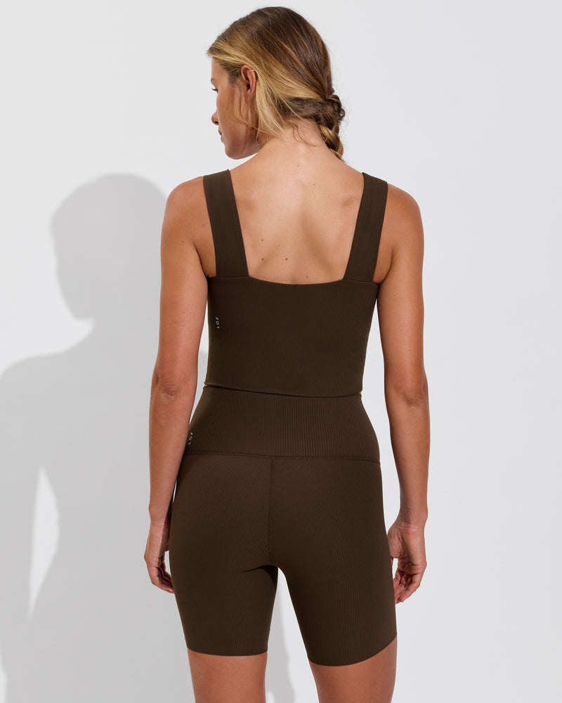 Frame Tank *Rib + Super Moves Short 7" *Rib - Cold Brew (Size S)