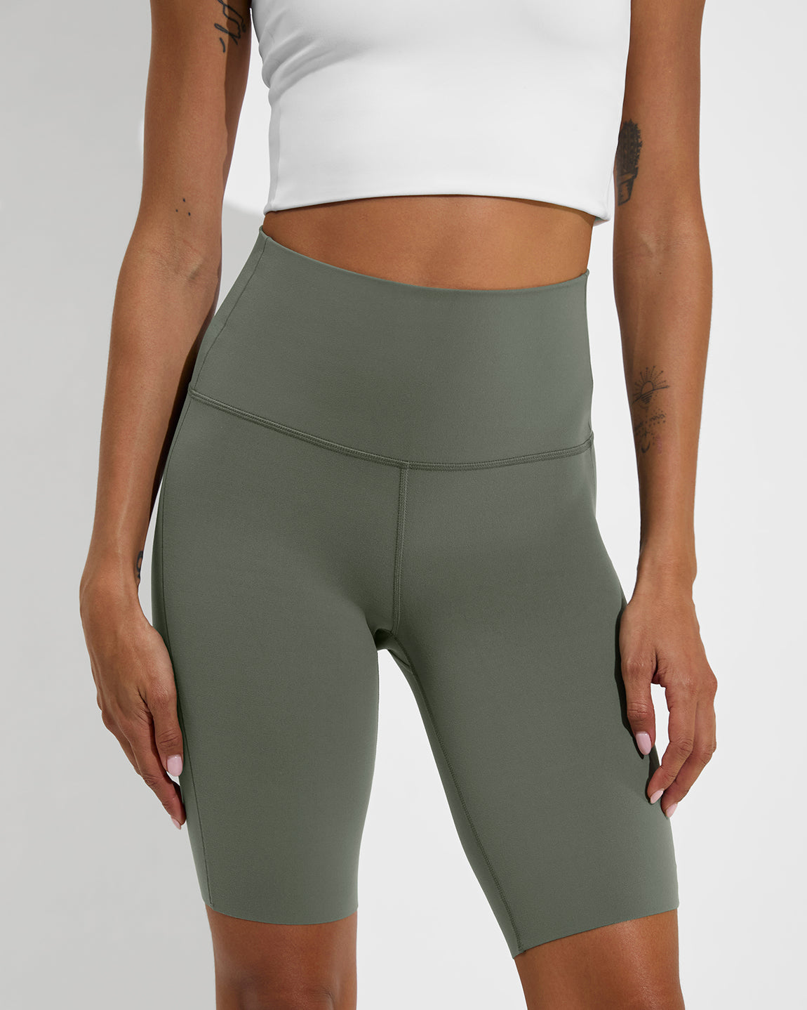 Reset Tank - Coconut + Super Moves Short 9" - Agave (Size S)