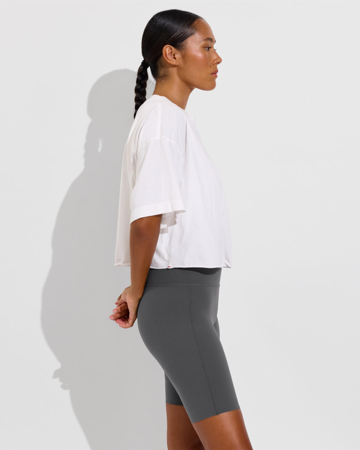 Swell Tee - Coconut (Size S/M) + Super Moves Short 9" - Eclipse (Size S)