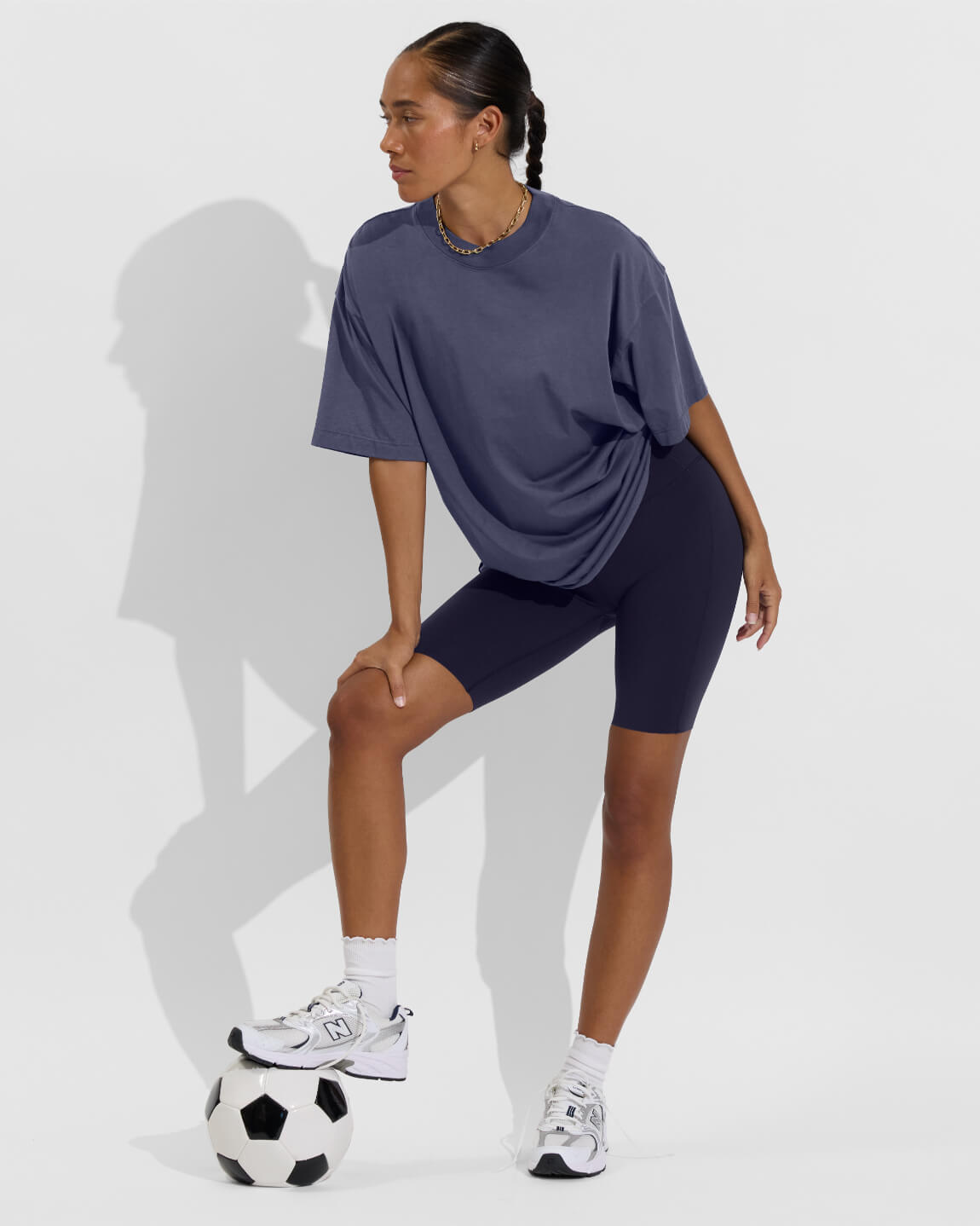 Swell Oversized Tee - Varsity + Super Moves Short 9" - Sprint (Size S)